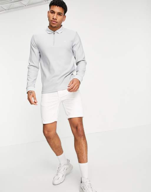 Long sleeve shop polo with shorts