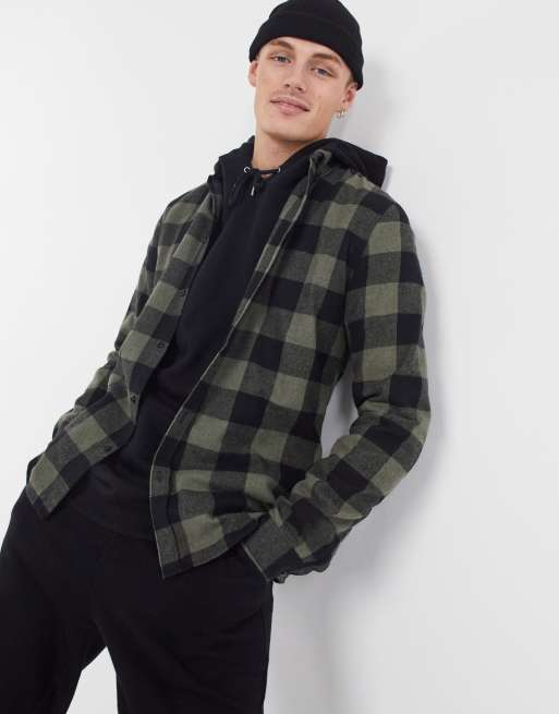 river island plaid shirt