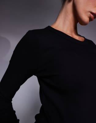 RIVER ISLAND LONG SLEEVE FITTED BABY TEE 