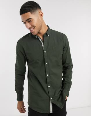 khaki oxford shirt