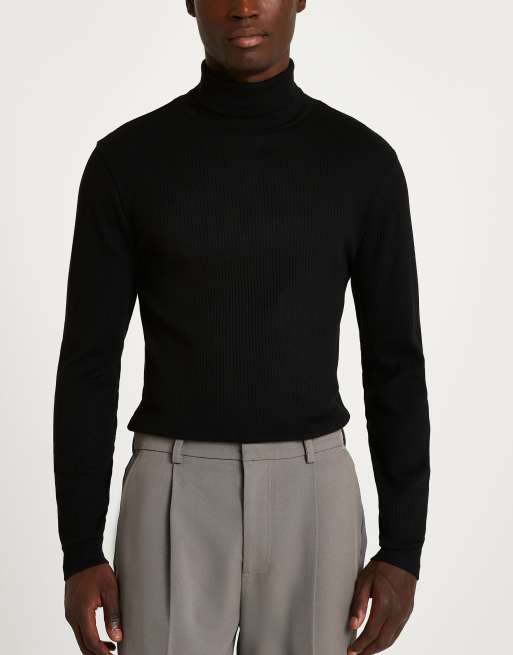 River island mens on sale roll neck jumper