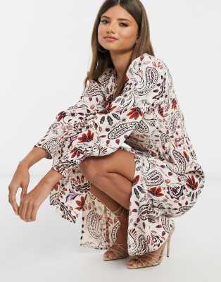 river island midi dress