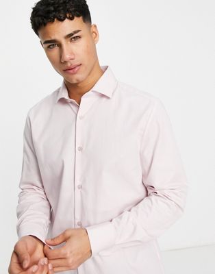 River Island long sleeve shirt in pink
