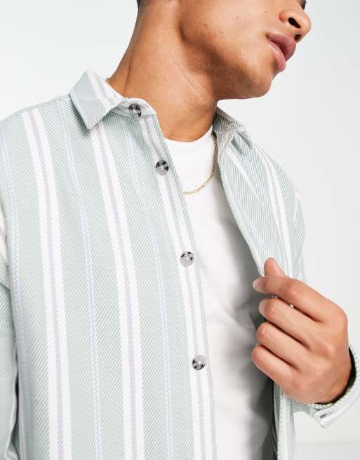 river island mens striped shirt