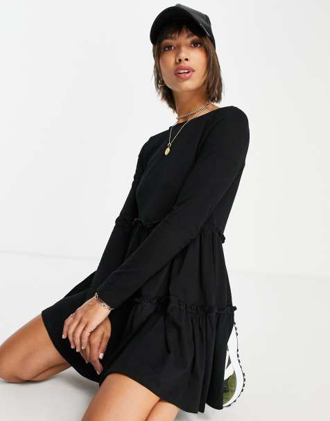 Black dress shop asos sale