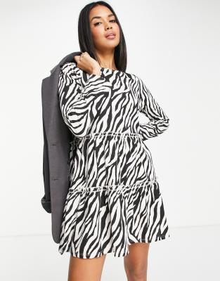 Whistles zebra clearance print flippy dress