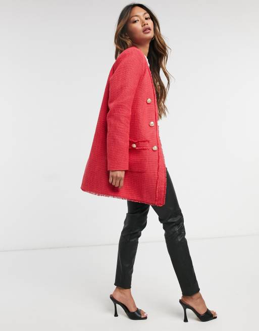 River island best sale longline blazer