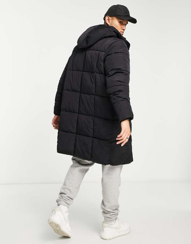 River island longline hot sale puffer jacket