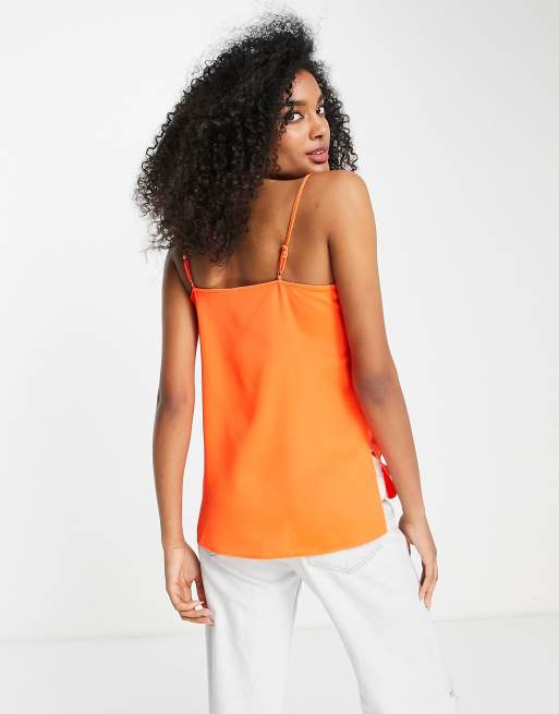 Lila Longline Cami Top in Brick Orange, OMNES, Tops, Sustainable &  Affordable Clothing