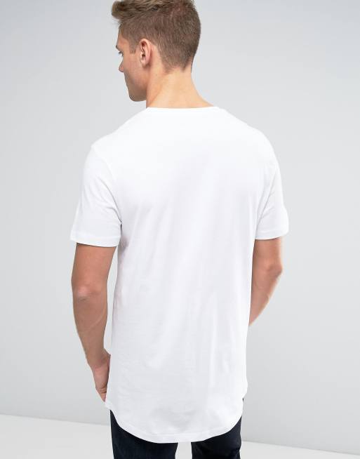 asos men's longline t shirt