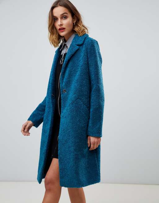 Teddy bear coat river island sale