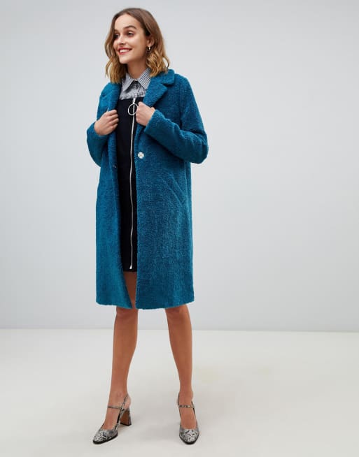 Blue teddy 2025 coat river island