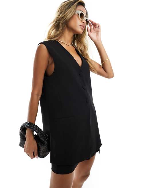 knee length dresses for ladies Women's Satin Vest main image 1