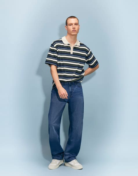 River Island Loose fit jeans in denim - dark - view 1