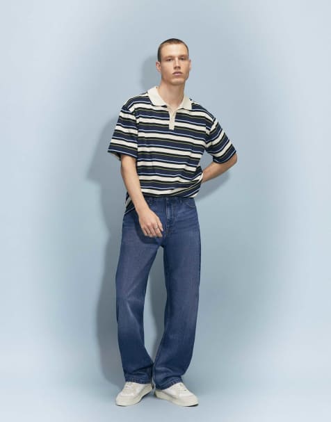 River Island Loose fit jeans in denim - dark - view 1