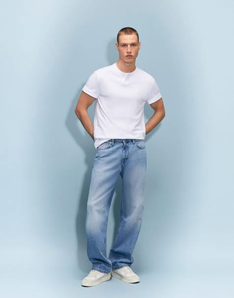 River Island Loose fit jeans in denim - medium - view 1