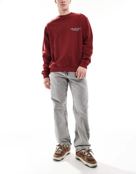 River Island loose fit jeans in gray - view 1