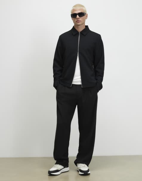 River Island Loose fit trousers in black - view 1