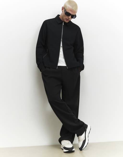 River Island Loose fit trousers in black, 4 of 4