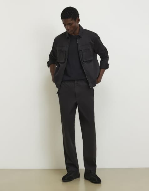 River Island Loose fit trousers in black - view 1