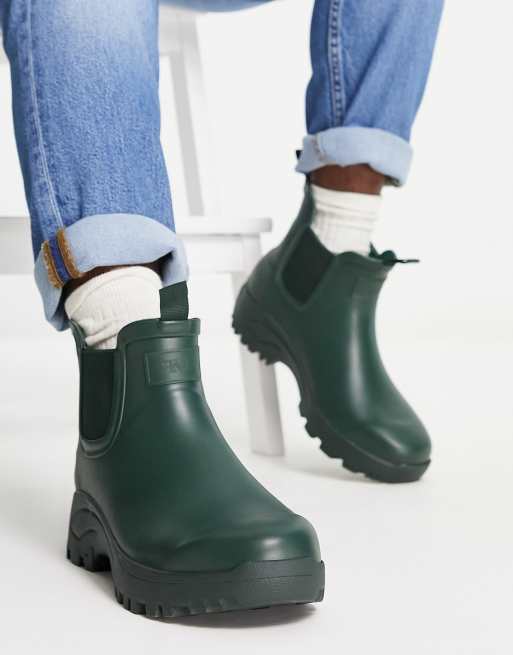 Green boots river island sale