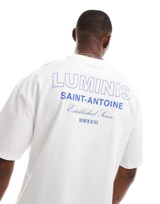 River Island - Luminis - Oversized T-shirt in wit