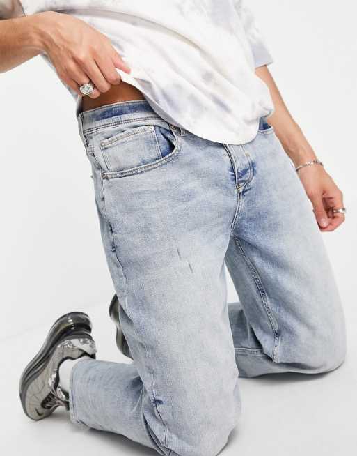 River Island - Lyseblå jeans med lige ben, 3 af 4
