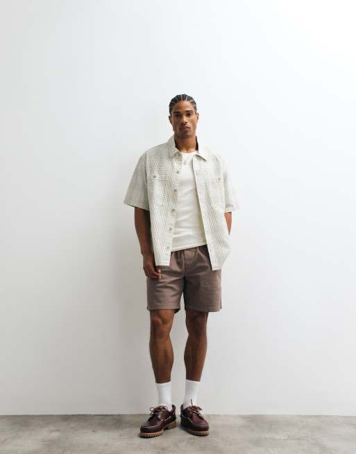 River Island - Lysebrune pull on-shorts, 3 af 5