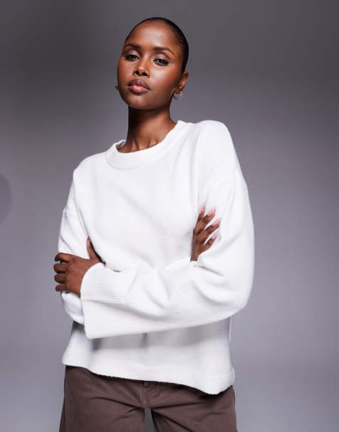 River Island - Maglione girocollo color panna - view 1