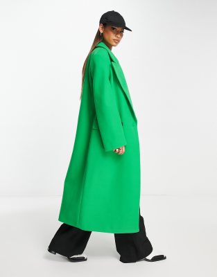 manteau vert vif