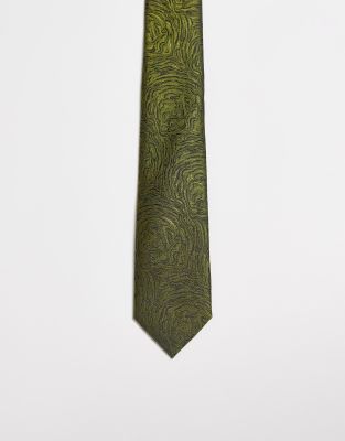 River Island marble tie in khaki