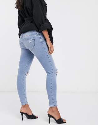 river island molly ripped jeans