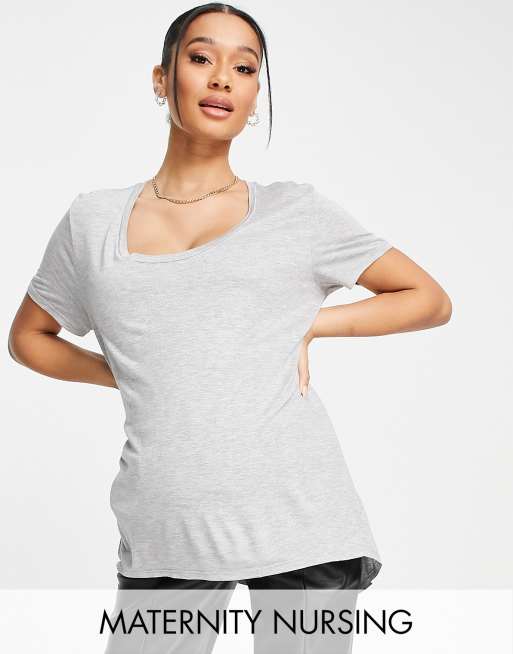 ASOS Maternity NURSING Tie Side T-Shirt, ASOS