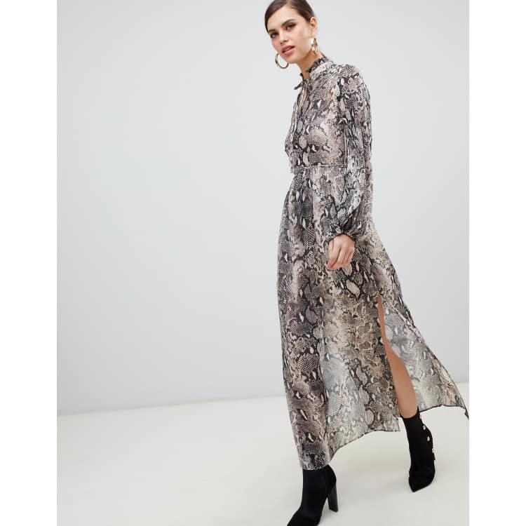 River island 2025 snakeskin dress