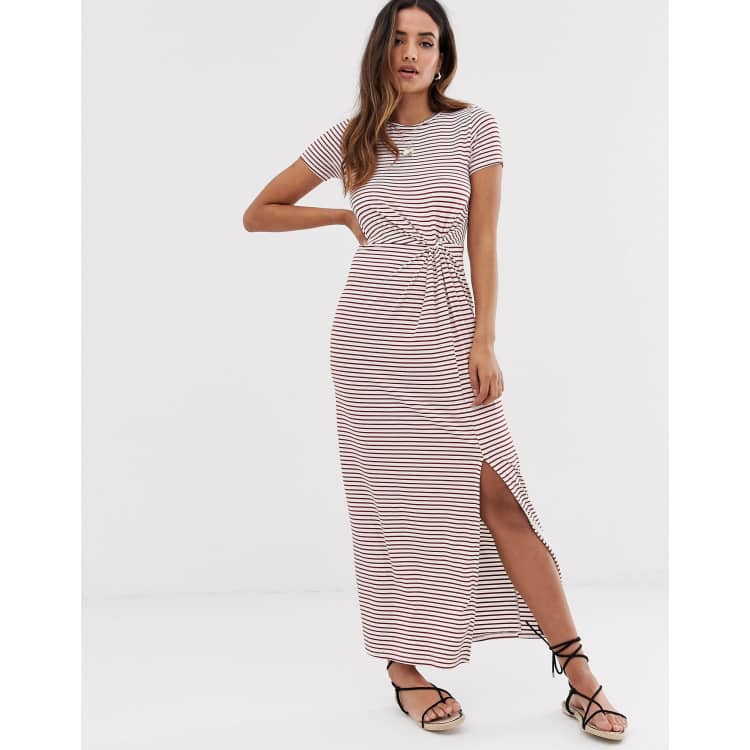 River island best sale red stripe dress