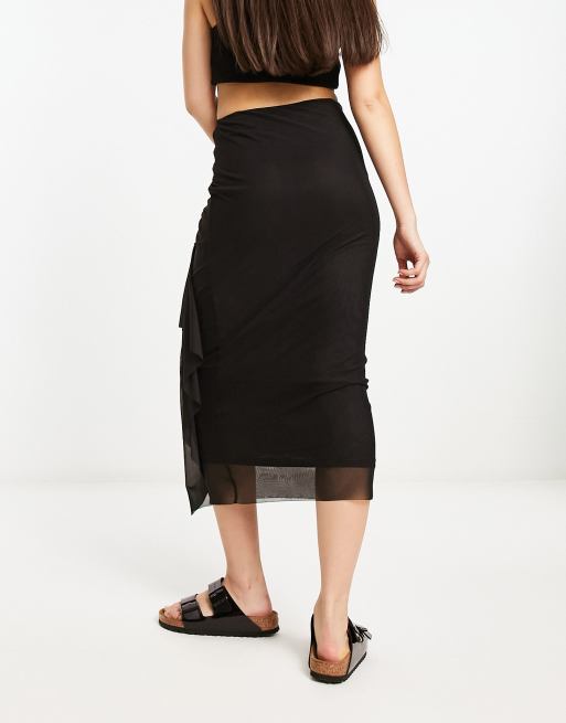 Ruched skirt shop river island