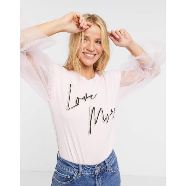 river island slogan t shirt