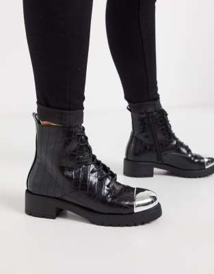 metal toe cap boots