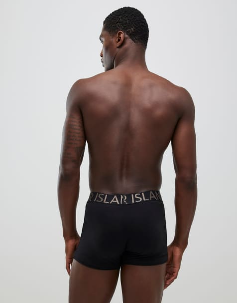 River Island Metallic pack of 5 trunks in bronze - view 1