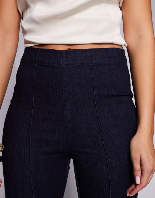 River Island mid rise bootcut jeans in dark denim, 4 of 5