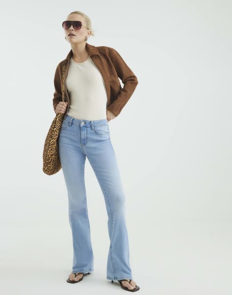 River Island Mid rise bootcut jeans in denim - light - view 1