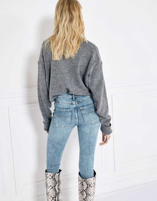 River island grey molly jeans discount