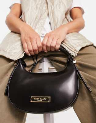 River Island Mini Cross Body Bag In Black ModeSens