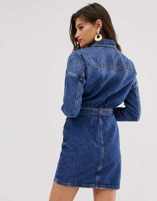 river island denim dress asos