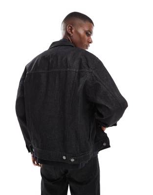 RIVER ISLAND MINIMAL DENIM JACKET CO-ORD