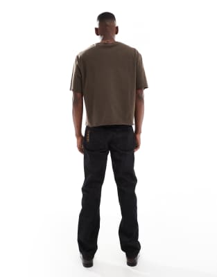 RIVER ISLAND MINIMAL STRAIGHT FIT JEANS CO-ORD