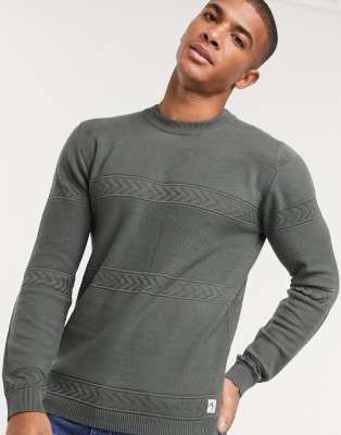 river island green jumper