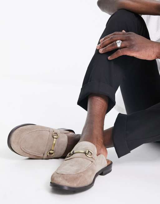 River Island Mocassins mors ouverts derri re Taupe