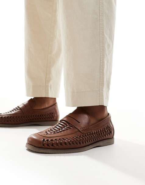 River Island - Mocassins tressés - Marron - view 1