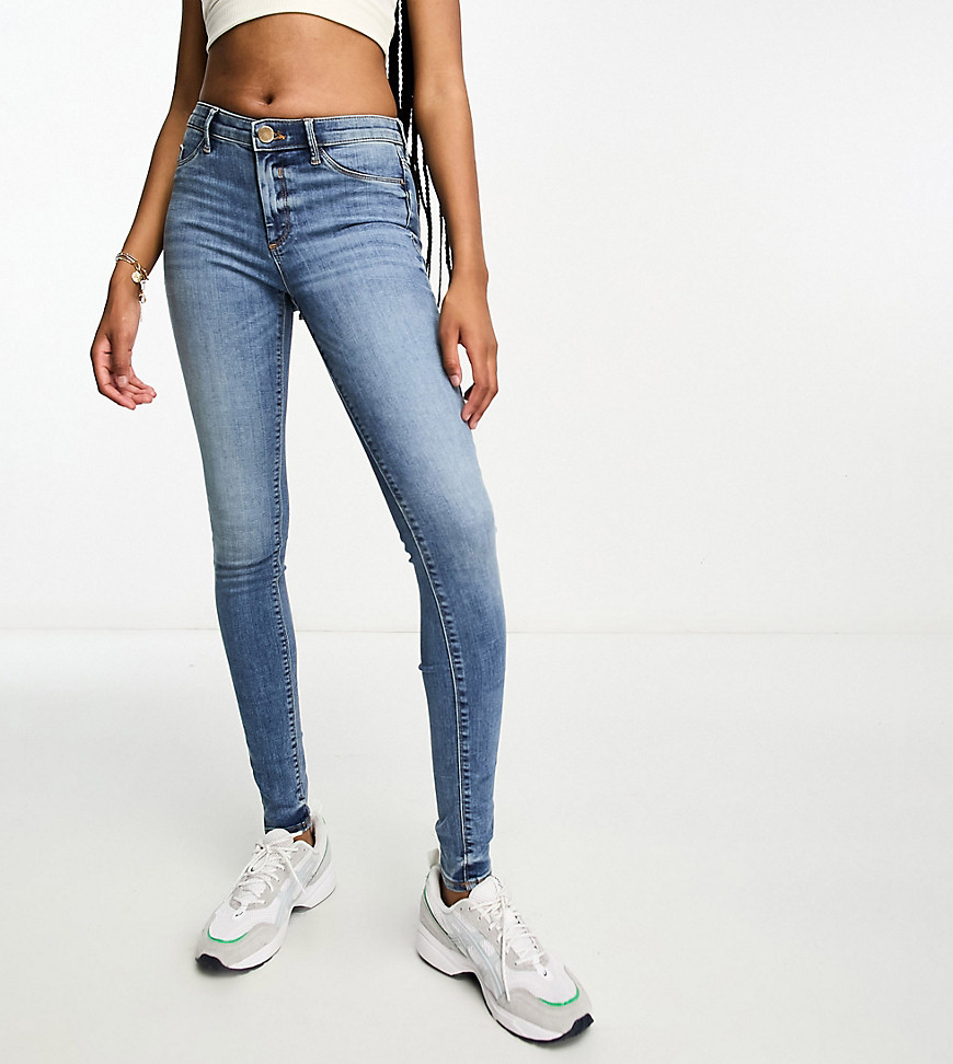 River Island Molly mid rise jeans in blue